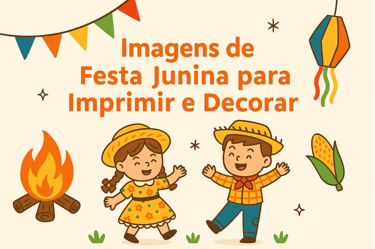 decoração de festa junina para imprimir