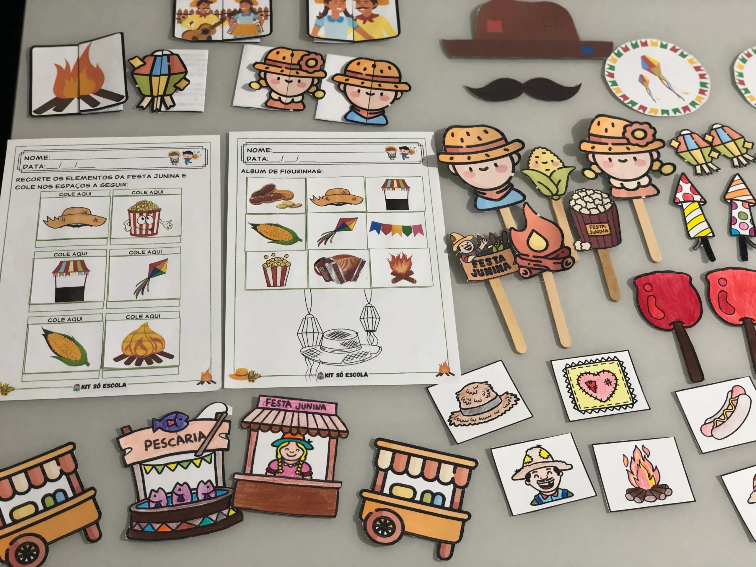 Kit de Atividades Juninas: Diversão e Aprendizado Garantidos para a Sala de Aula