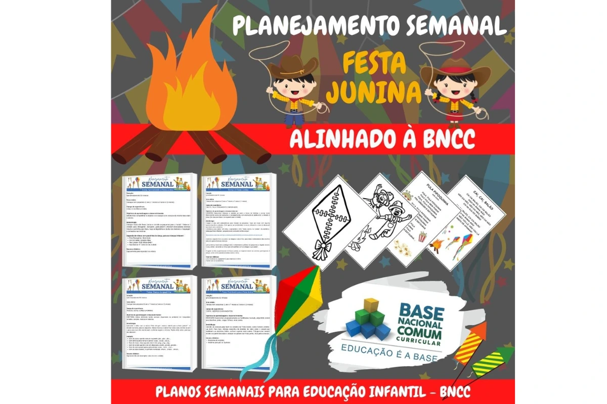 PLANEJAMENTO SEMANAL FESTA JUNINA - OFERTA EXCLUSIVA!