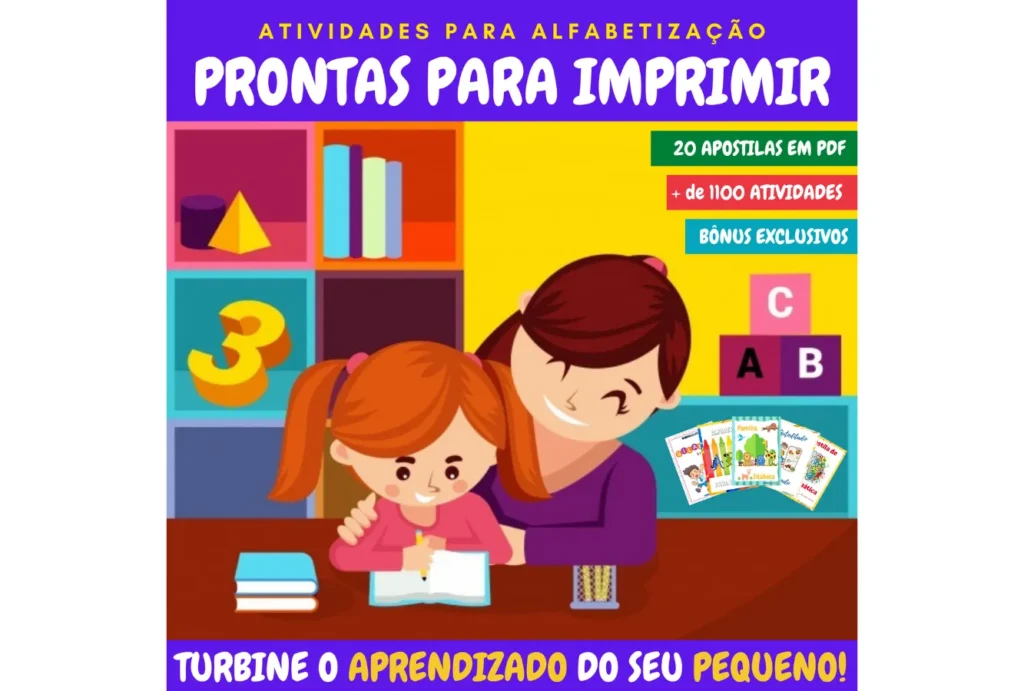 Bônus Exclusivos, Crianças, PDF, Imprimir, Atividades, Apostilas.