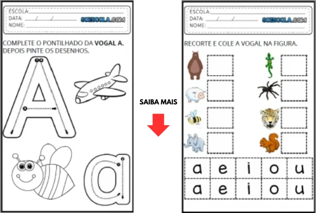 Alfabeto, Vogais e Formação de Palavras.