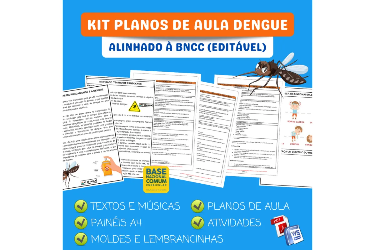 projeto dengue educação infantil com campos de experiência