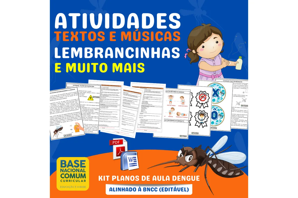 projeto interdisciplinar sobre dengue para crianças pequenas