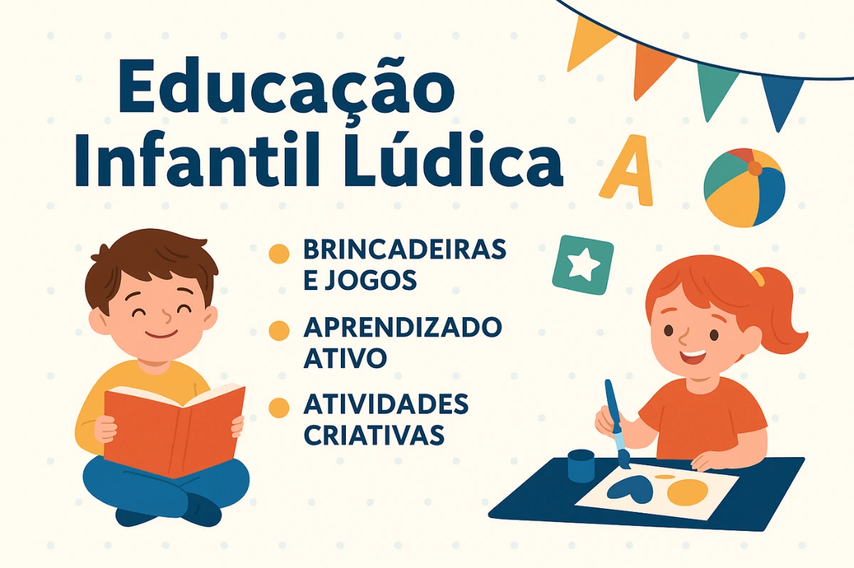 Educação Infantil Lúdica; Brincadeiras e Jogos; Aprendizado Ativo; Criatividades Criativas.